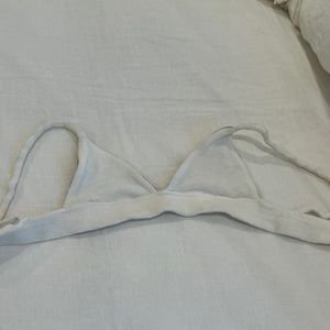 Frankies Bikinis Terry Cloth Top